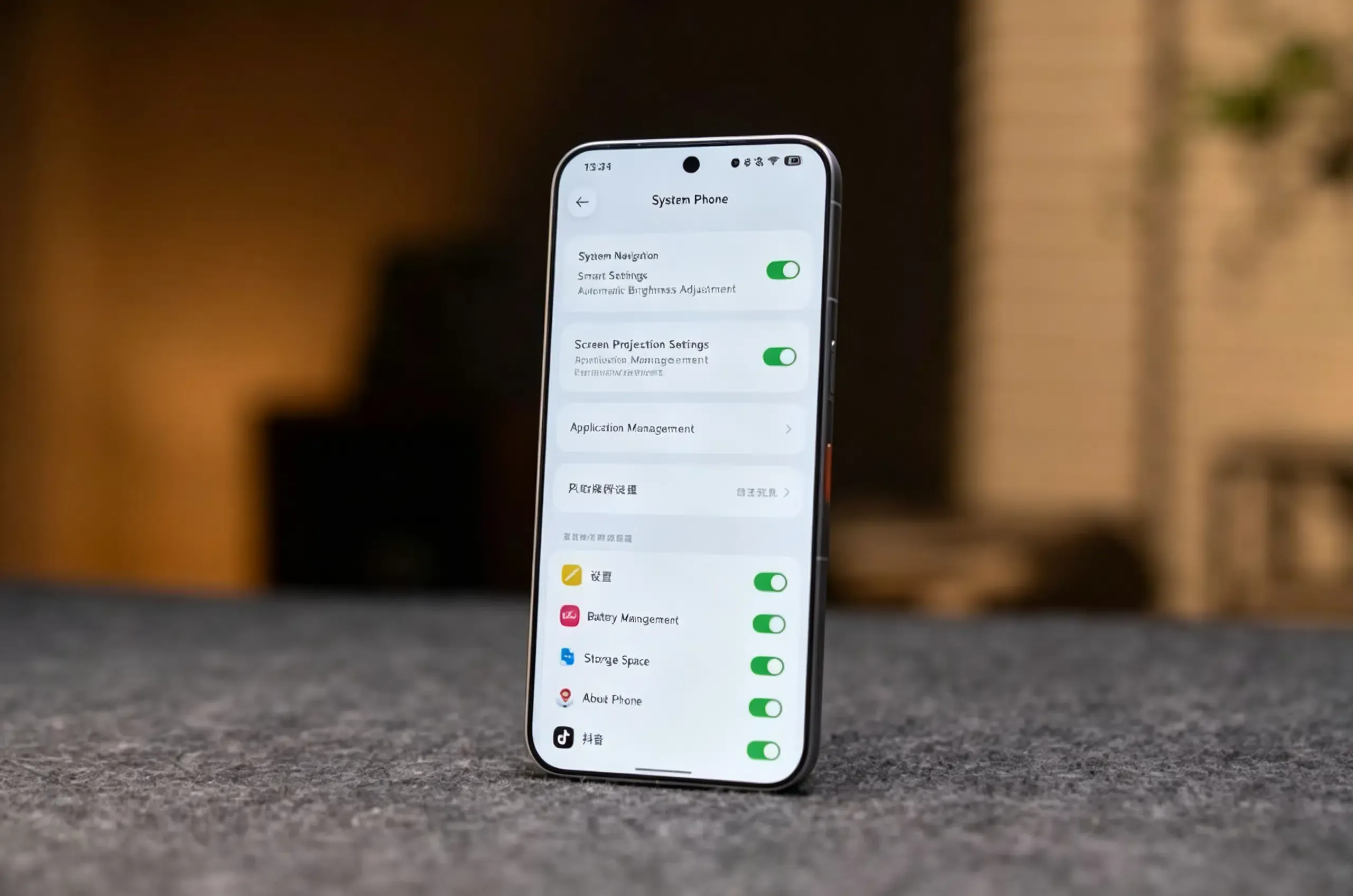 System interface demonstrating Operate Phone Beta executing automated mobile UI actions