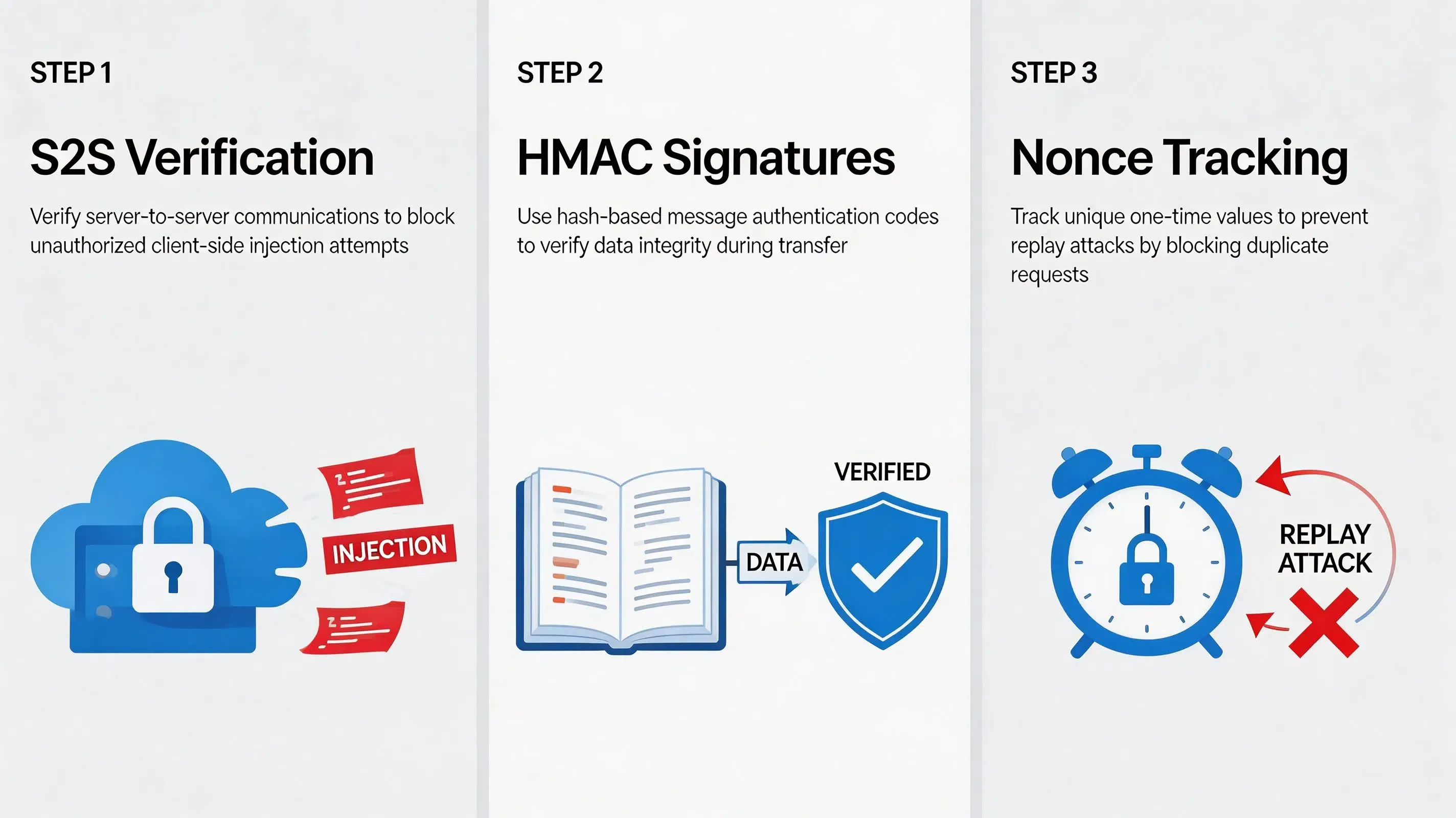 3-step technical integration checklist for mobile game referral security best practices and S2S verification.