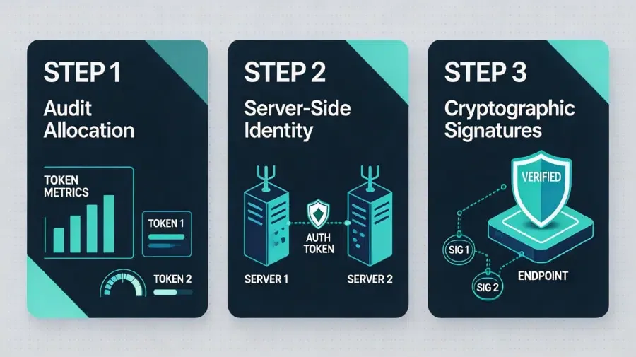 Premium 3-step developer implementation checklist for hardening session workflows and preventing API token inflation.