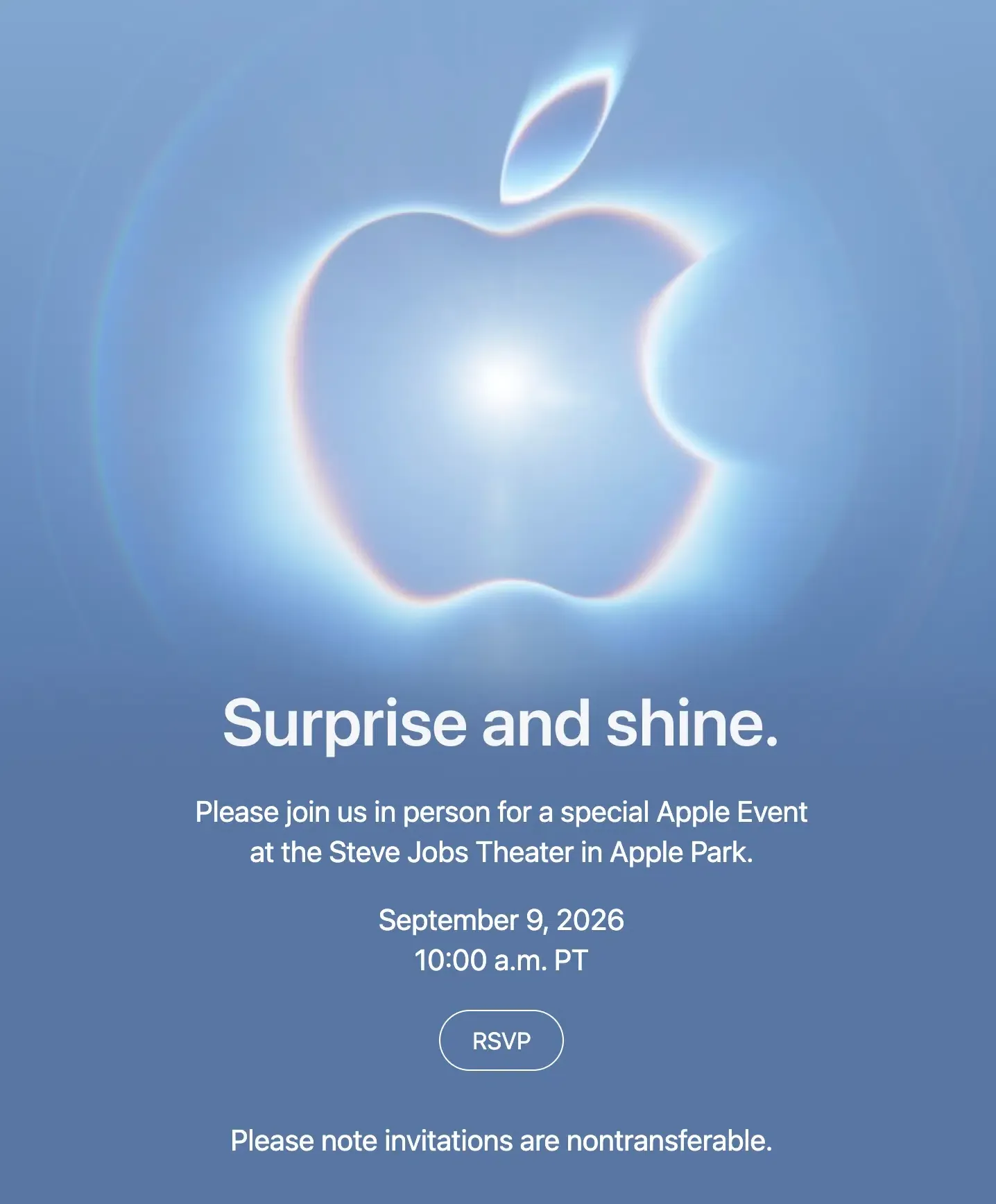 Official Apple corporate notice regarding executive leadership transition details