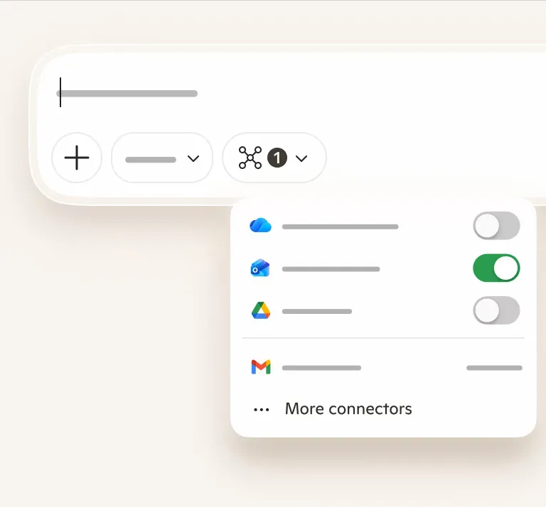Visualisierung des Anwendungs-Workspaces mit vereinheitlichten Schnittstellen-Connectoren zur Vermeidung des Wechsels zwischen externen Anwendungen