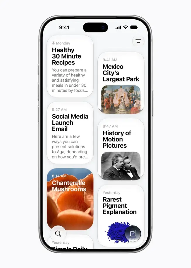 Dedicated Siri app on iPhone displaying conversation history synced privately across devices
