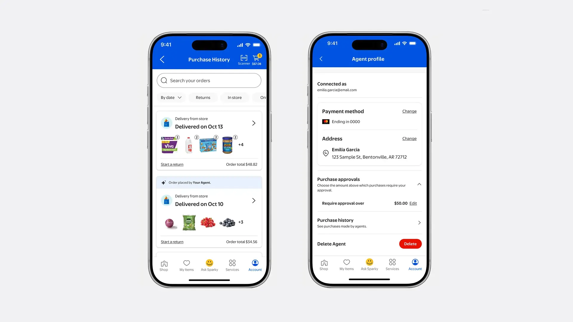 Walmart Agent Gateway direct connection interface for AI shopping assistants