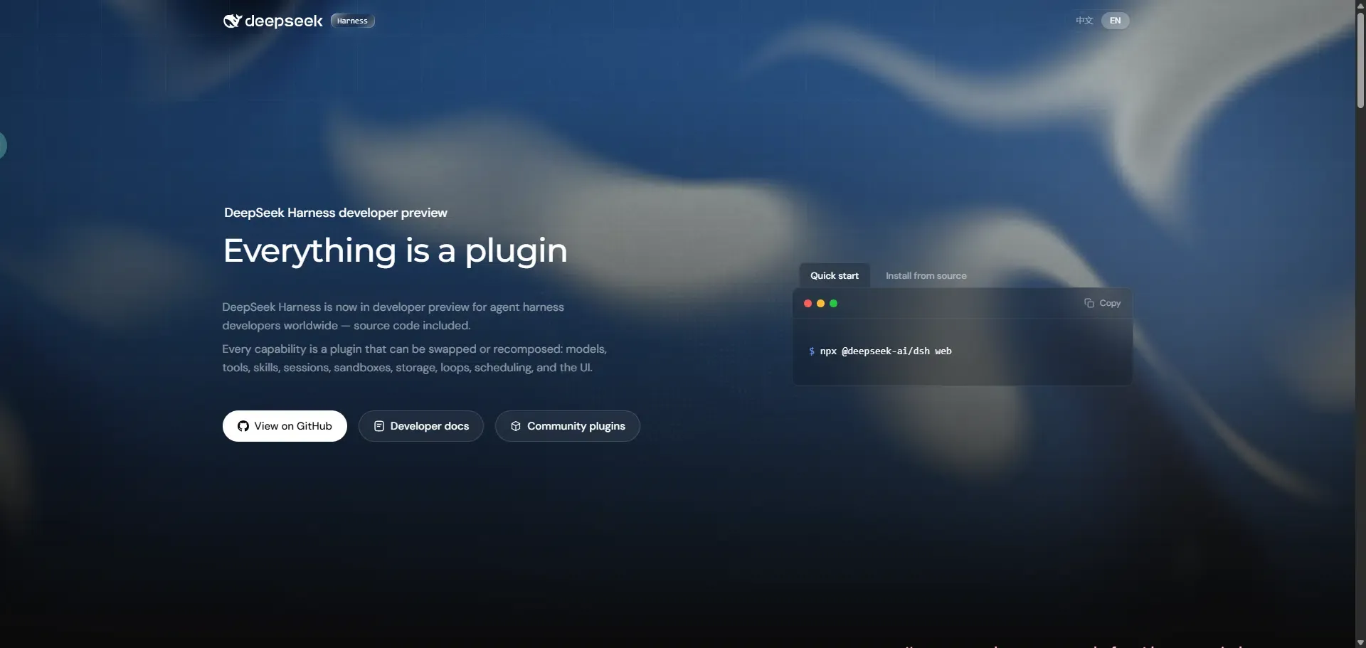 DeepSeek Harness Goes Open Source: Why Everything Is a Plugin