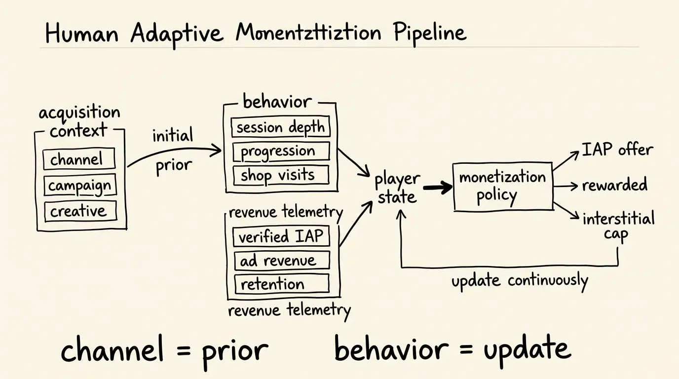 L'attribution et le comportement orientent la politique dynamique de monétisation du jeu