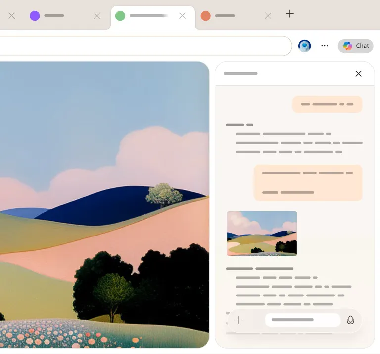 Diagramm der modernen Schnittstelle zur Hervorhebung des seitenübergreifenden Vergleichs mit mehreren Tabs und der Aggregation des Browsing-Status