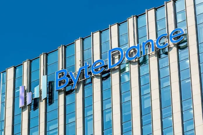 ByteDance कार्यालय का लोगो जो कोर अनुसंधान और इंजीनियरिंग इकाइयों का प्रतिनिधित्व करता है