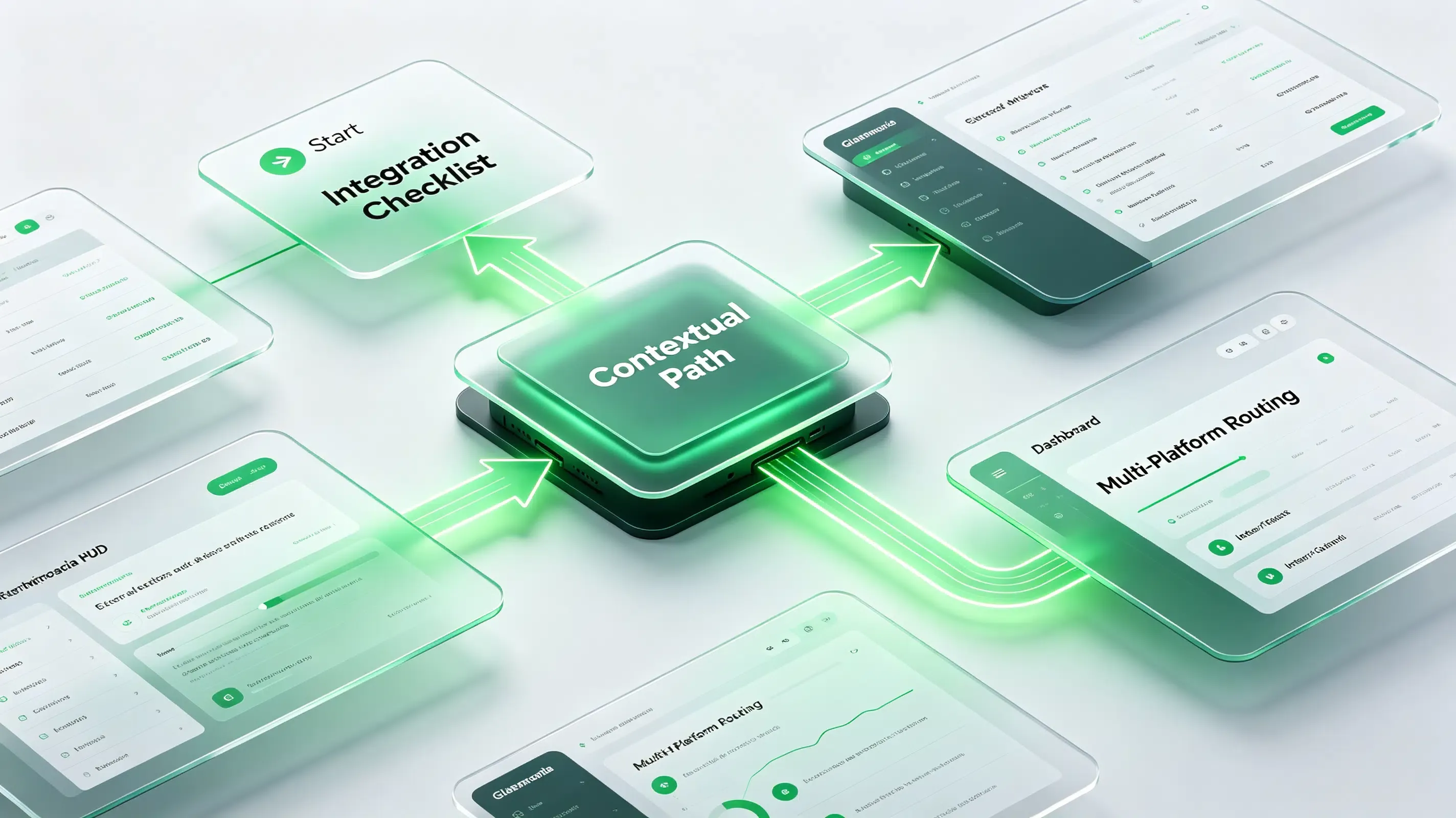 Generative application integration checklist contextual routing.