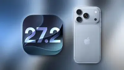 iOS 27.2 testing environment next to an iPhone
