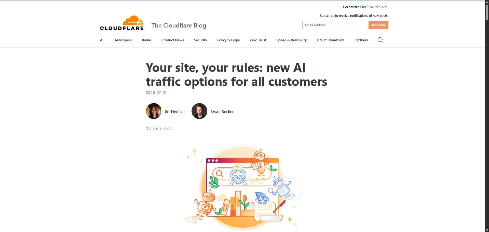 Cloudflare Blocks Training Bots? What Changes for Ad Pages