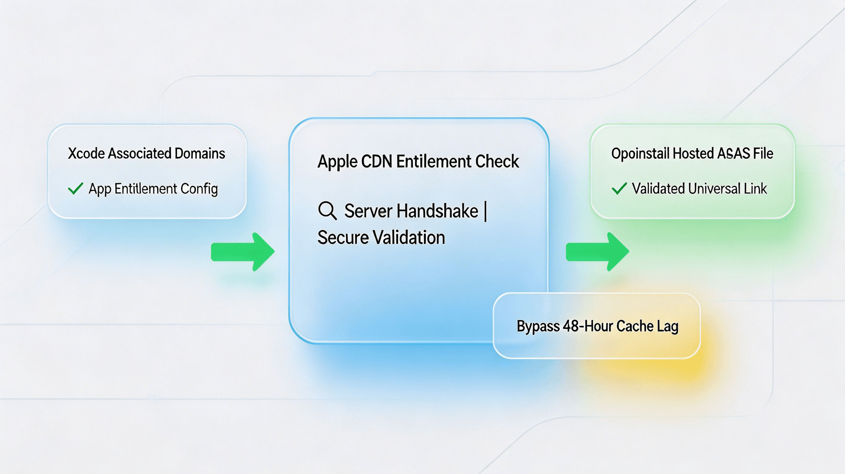 استضافة AASA لنطاقات Apple المرتبطة في Opoinstall.