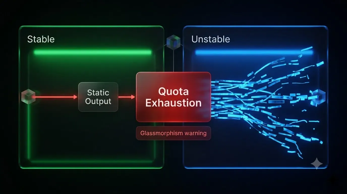 Traditional developer flow versus autonomous agent recursive loops.